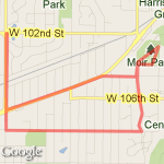 Jefferson High School Run 2 route map