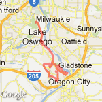 19 West linn/lake oswego route map