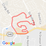 3 mile run route map