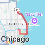 chicago paper week route map