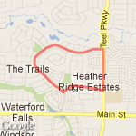 AroundThe Trails route map