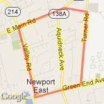 gaudet loop - 3.5 route map