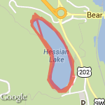 Bear Mountain Trail RunII route map