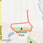 Short track loop route map