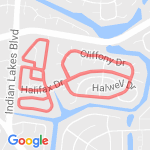 4.15 miles route map