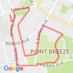 5 mile cemetary route route map