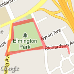 Two Miles Elmington Park route map
