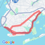 Belt Parkway Trail route map