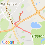 Prestwich Prep and back  route map