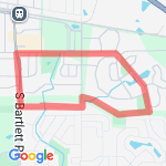 Neighborhood route map