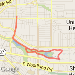 Horseshoe + Eaton South Park route map