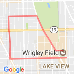Wrigley Run route map