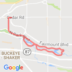 2nd Lake Loop route map