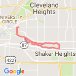 Warrensville Center Loop route map