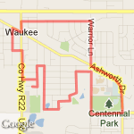 Waukee 5 route map