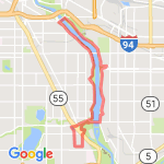 10 Mile Loop - Bridges route map