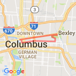 LAVeq to Conservatory & back route map