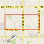 Long School Route route map