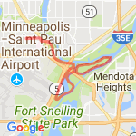 Slightly different 11 mile Loop route map