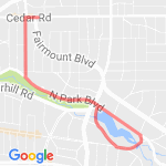 First Lake Loop route map