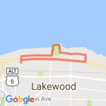 Nicholson 4 Mile Loop route map
