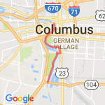 Broad st. to Berliner Park (south) route map