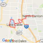 Lake Cable 10 route map