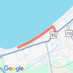 YMCA 5k out & back route map