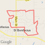 in town run route map