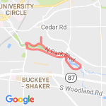 MLK and First Lake route map