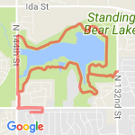 Standing Bear route map