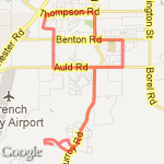 10 Mile Route route map