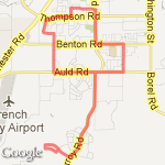 10 Mile Route route map