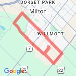 Longer Run 1 route map