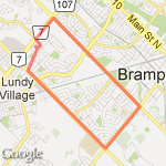 8.87 KM RUN route map