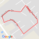 Neighborhood route map
