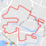 6.31 miles route map