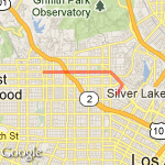 House to 24Hours Fitness route map