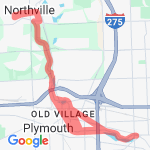 Eddie Hines ride route map