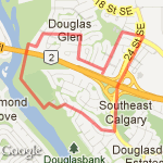 Douglas 5K route map