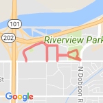 Run for Ryan House 5K route map