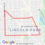Oz Park Run route map