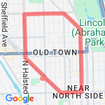 Sunday Runch Run 5k route map