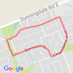 Home 2.5km route map