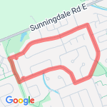 Home 2.5km route map