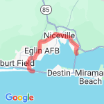 2nd 1/2 Round the Bay route map