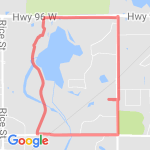 3 Mile Park Loop #1 route map