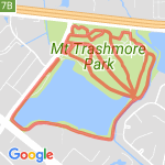 5.43 miles route map