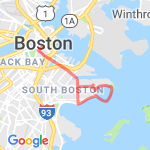 Ninezero Castle Island 8-miler route map