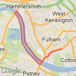 Steves run route map